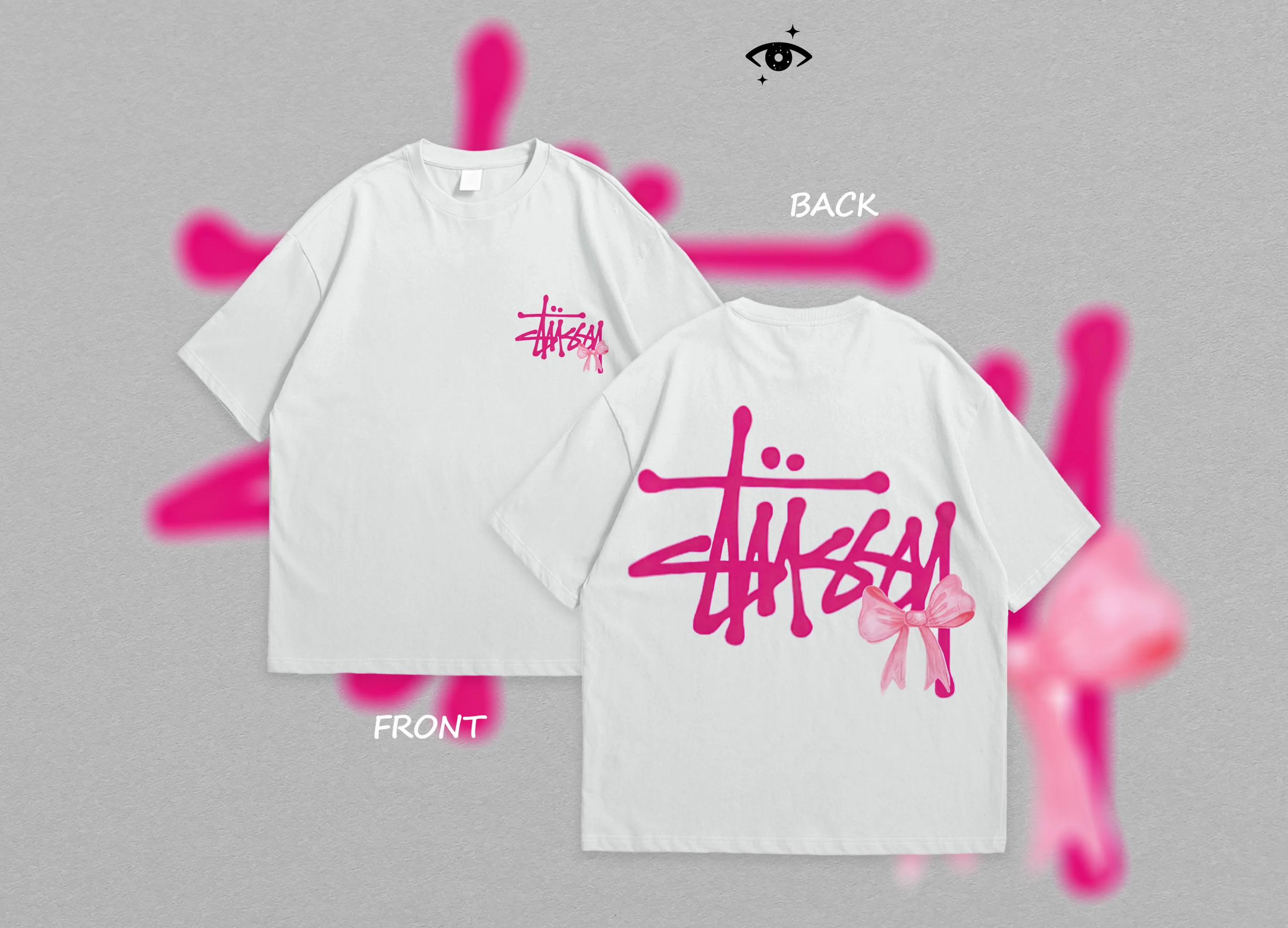STREETWEART T-SHIRT stussy pink