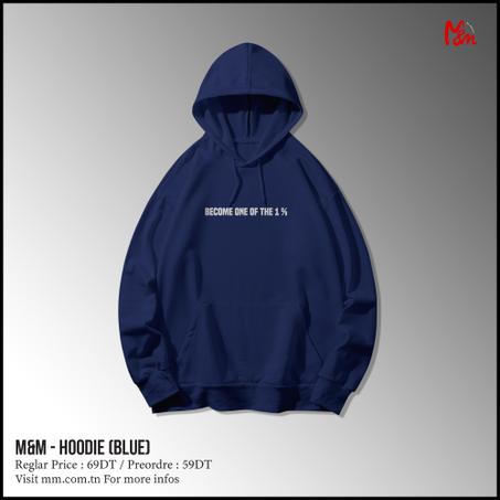 M&M BLUE HOODIE BECOME ONE OF THE 1%