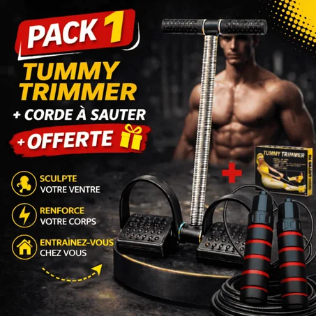 جهاز التمرين لتقوية وشدّ عضلات الجسم + حبل قفز هدية