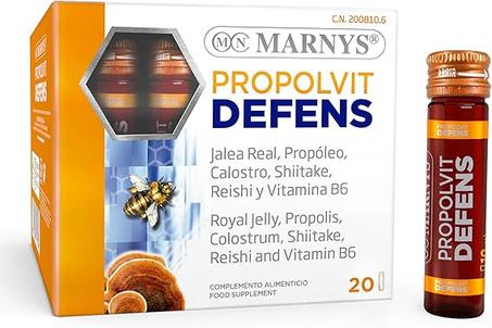 مارنيز غذاء ملكات النحل ، البروبوليس ، اللبأ ، وفيتامين ب 6 - Propolvit Defens - دفاعات لمواجهة تغير الفصول