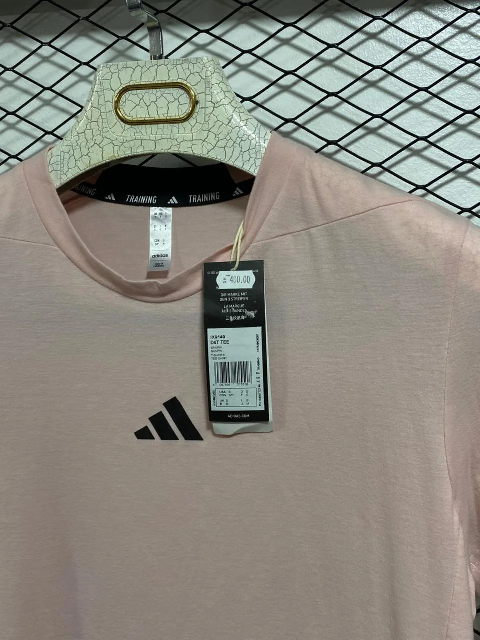 ADIDAS T-SHIRT ROSE