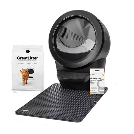 Litter-Robot 4 Trap Bundle | Anti-Tracking Mat & Essentials | Whisker