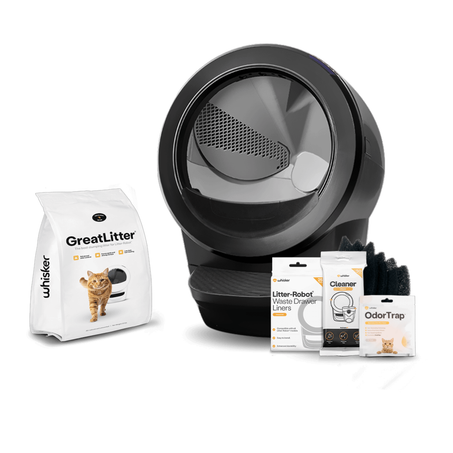 Litter-Robot 4 Kickstart Bundle | All-in-One Essentials Kit | Whisker