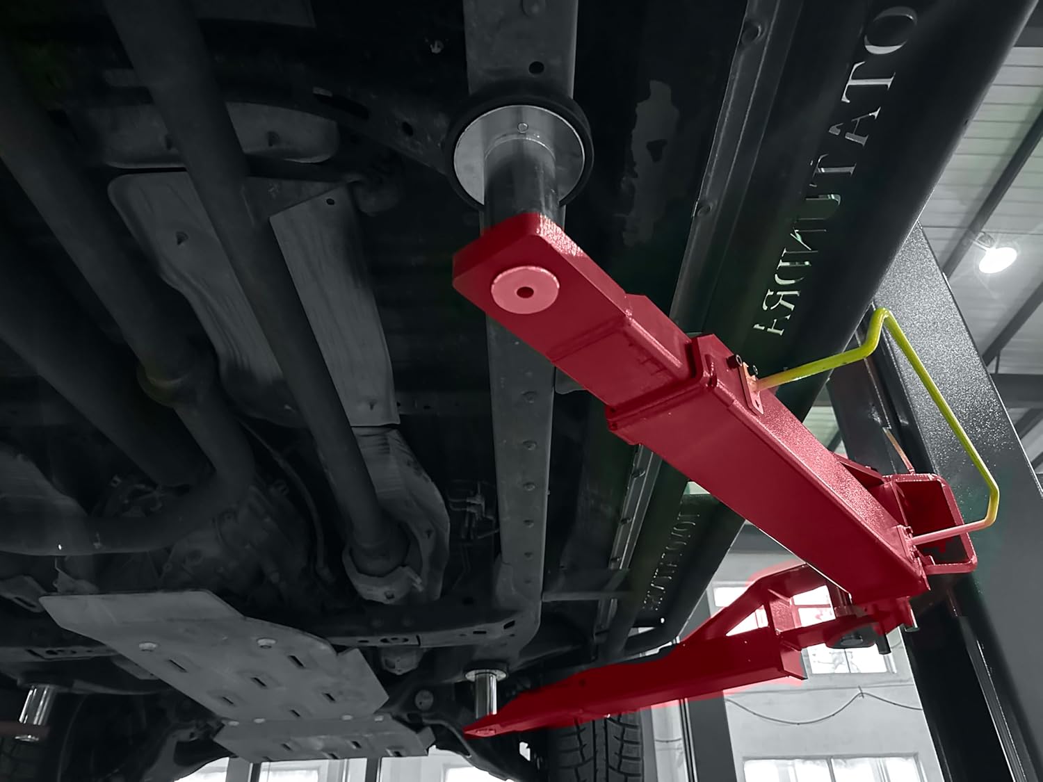 KATOOL H120D 2-Post Car Lift – 12,000 lb Capacity, 4.0HP 220V Hydraulic Power, Single-Point Lock Release, Base Plate Design