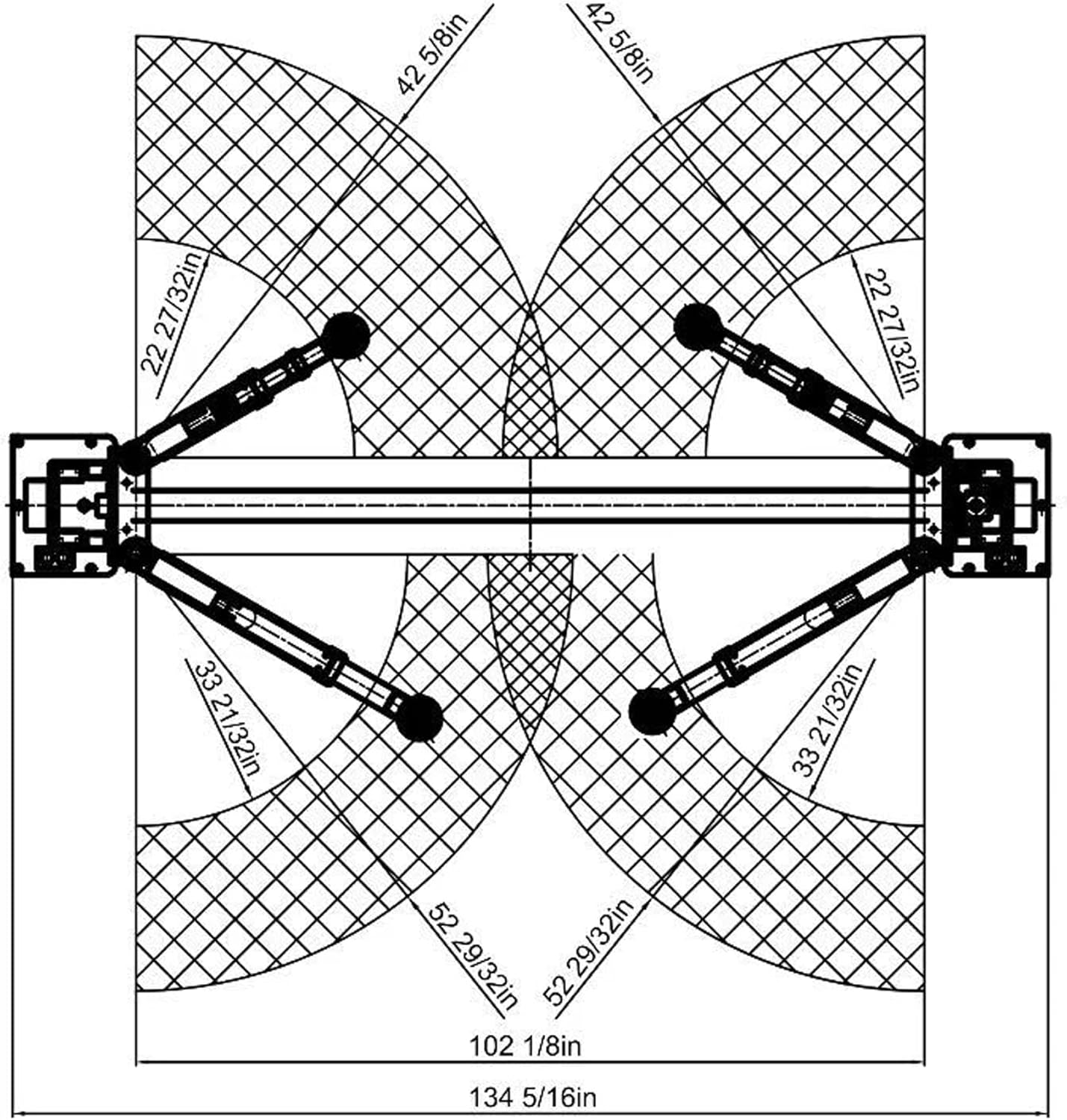 APlusLift HW-10KOH-A 2-Post Car Lift – 10,000 lb Capacity, Overhead Clear Floor, CE Certified with Combo Arms & 3-Year Warranty