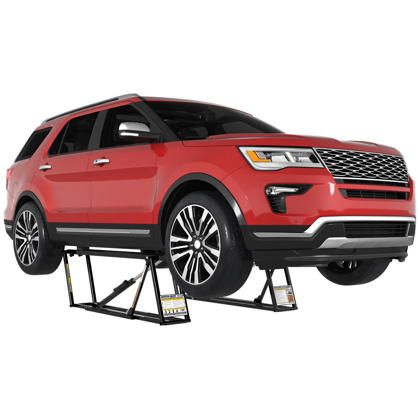 QuickJack 6000TLX Portable Car Lift – 6,000 lb Capacity, Extended 76" Frame, 24" Max Lift, Upgraded Hydraulics (110V)