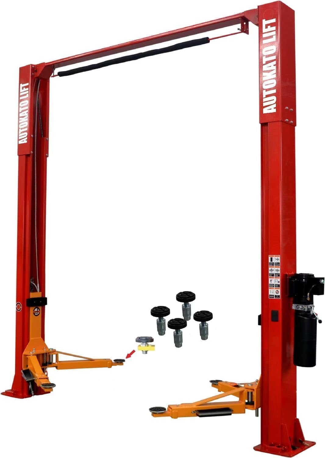 KATOOL 2-Post Car Lift – 12,000 lb Capacity, Extra-Height 167", CE Certified, 220V Hydraulic Auto Truck Hoist