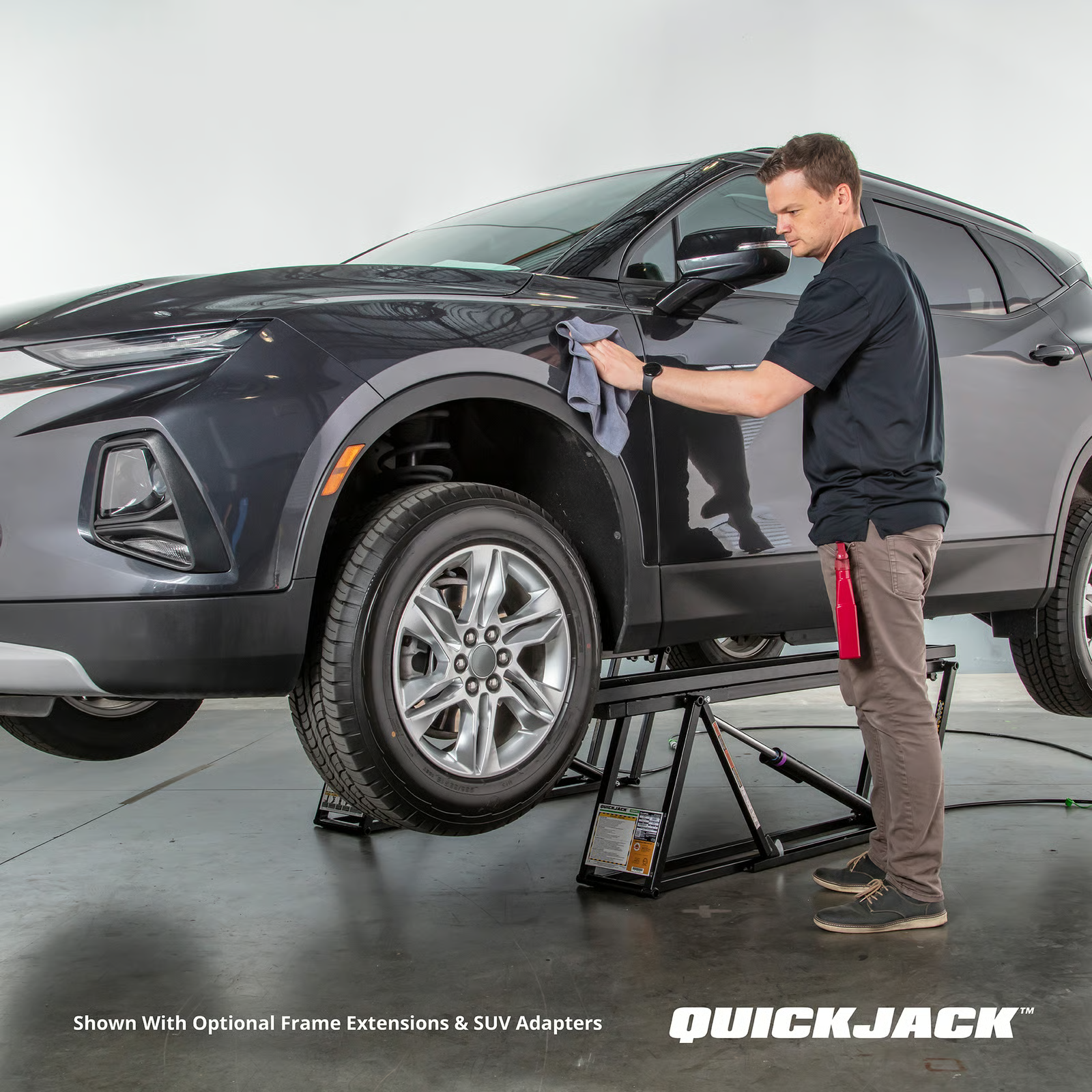QuickJack 6000TL Portable Car Lift – 6,000 lb Capacity, 24" Max Lift, Reinforced Frame & Upgraded Hydraulics (110V)