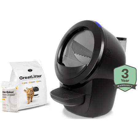 Litter-Robot 4 LitterHopper® Bundle | Auto-Refill & 3-Year Warranty | Whisker
