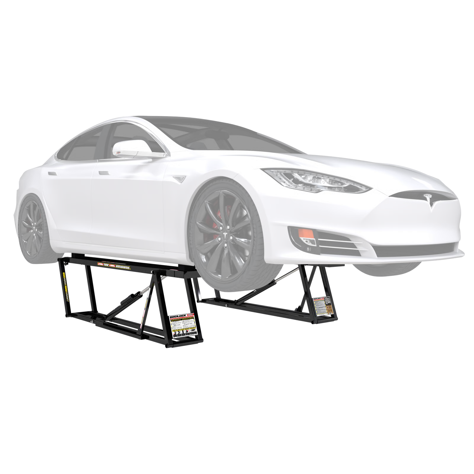 QuickJack 6000ELX Extended-Width Portable EV Car Lift – 6,000 lb Capacity, Long Wheelbase Design, 110V Power