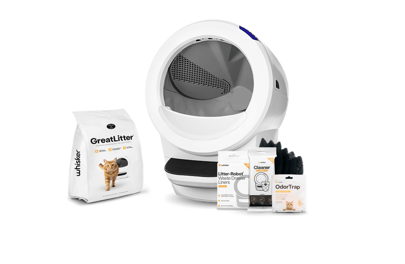 Litter-Robot 4 Kickstart Bundle | All-in-One Essentials Kit | Whisker