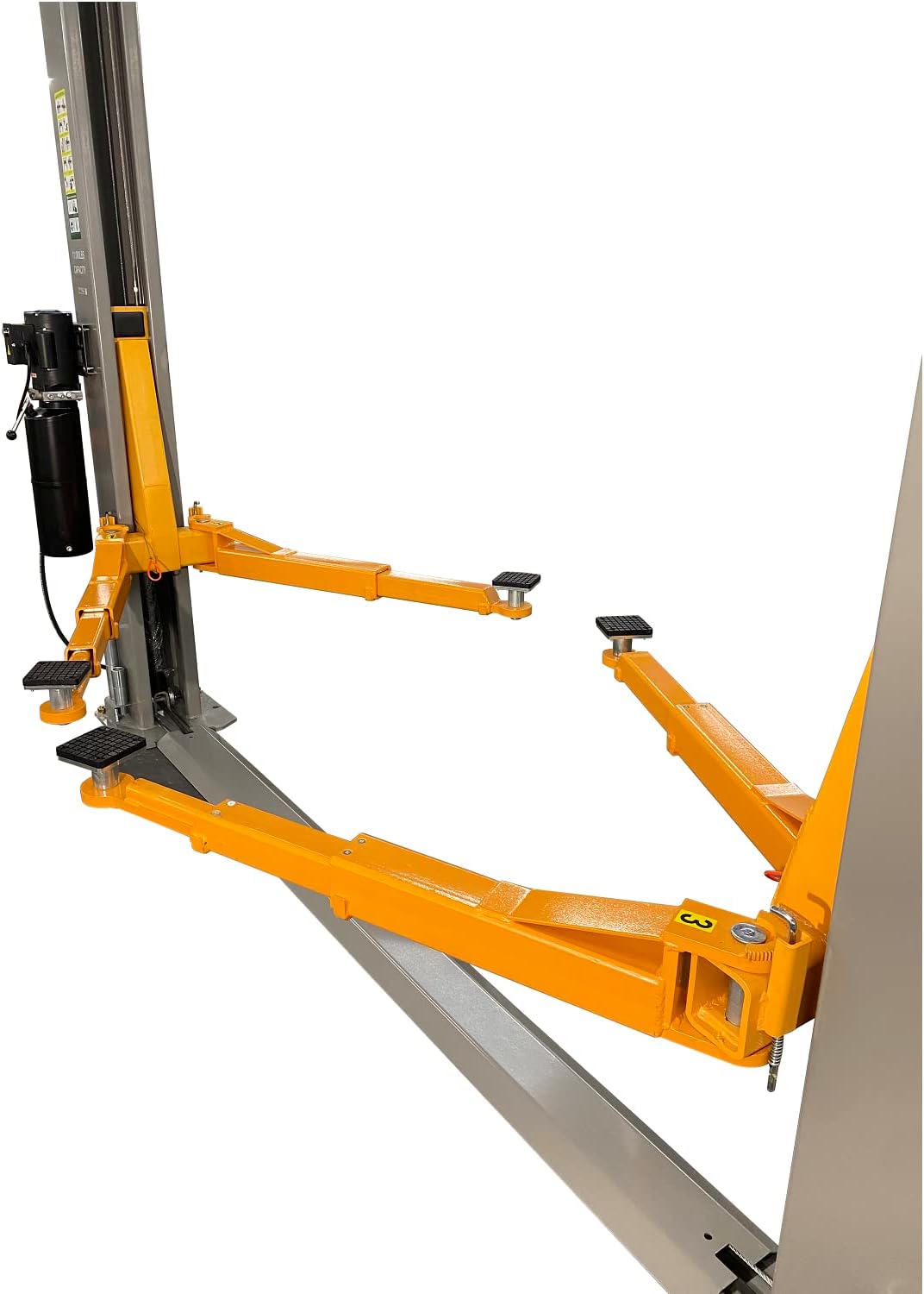 TRIUMPH NT-11 Two-Post Car Lift – 11,000 lb Capacity, Floor Plate Design, 72" Max Lift Height, Truck Adapters & Anchors (220V)