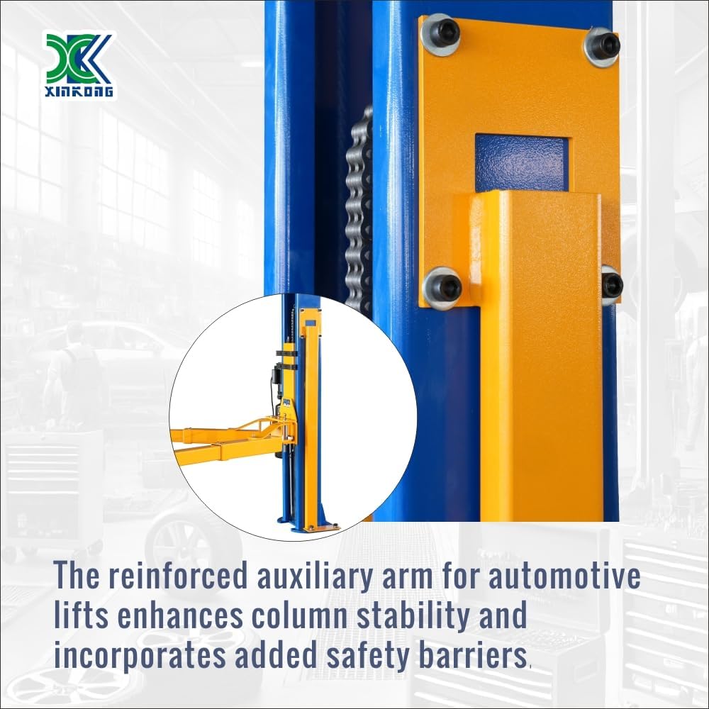 XK-1300L 13,000 lb 2-Post Overhead Car Lift – Heavy-Duty Auto & Truck Hoist, Reinforced Chain, 36-Month Parts Warranty