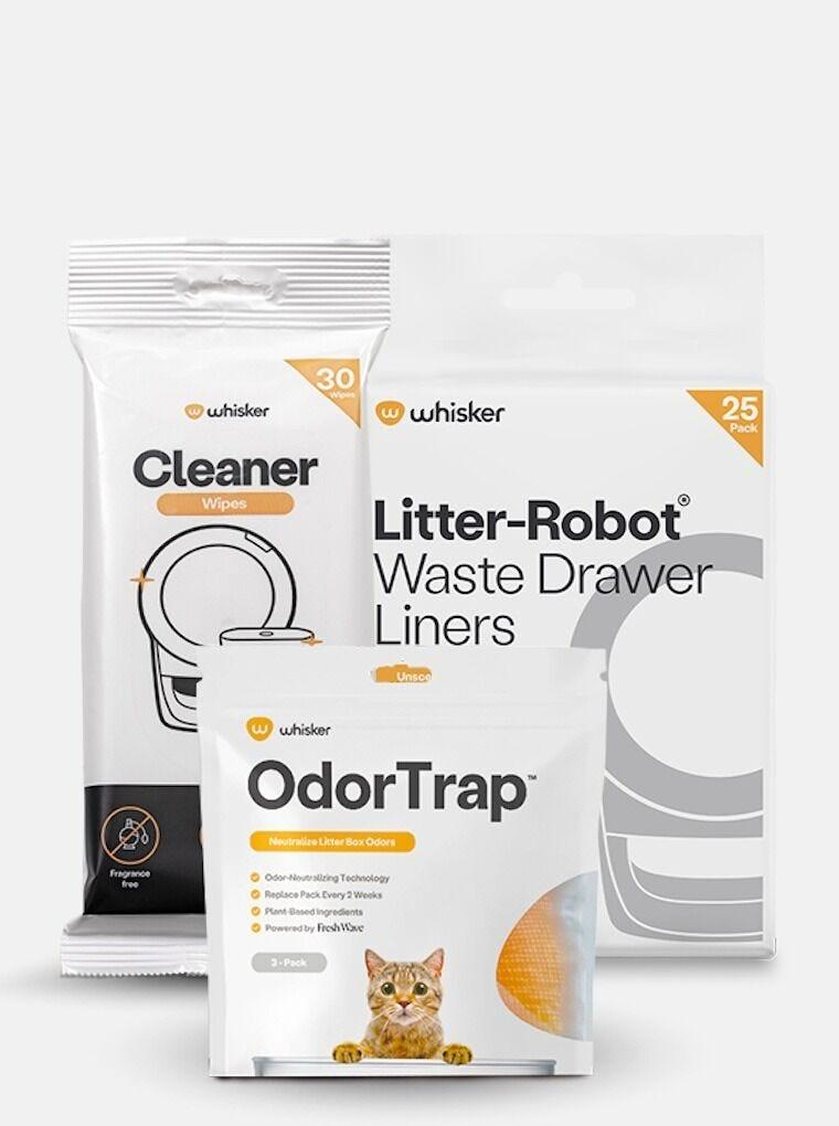 Litter-Robot 4 Kickstart Bundle | All-in-One Essentials Kit | Whisker