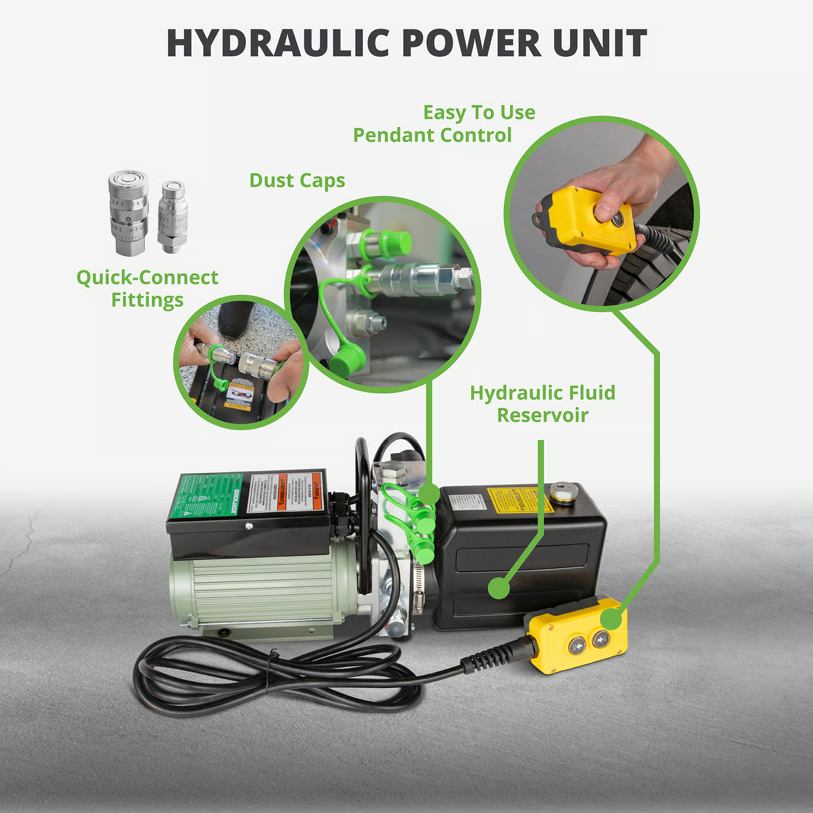QuickJack 6000TL Portable Car Lift Bundle – 6,000 lb Capacity, 24" Lift Height, Wall Hangers & Pinch-Weld Blocks (110V)