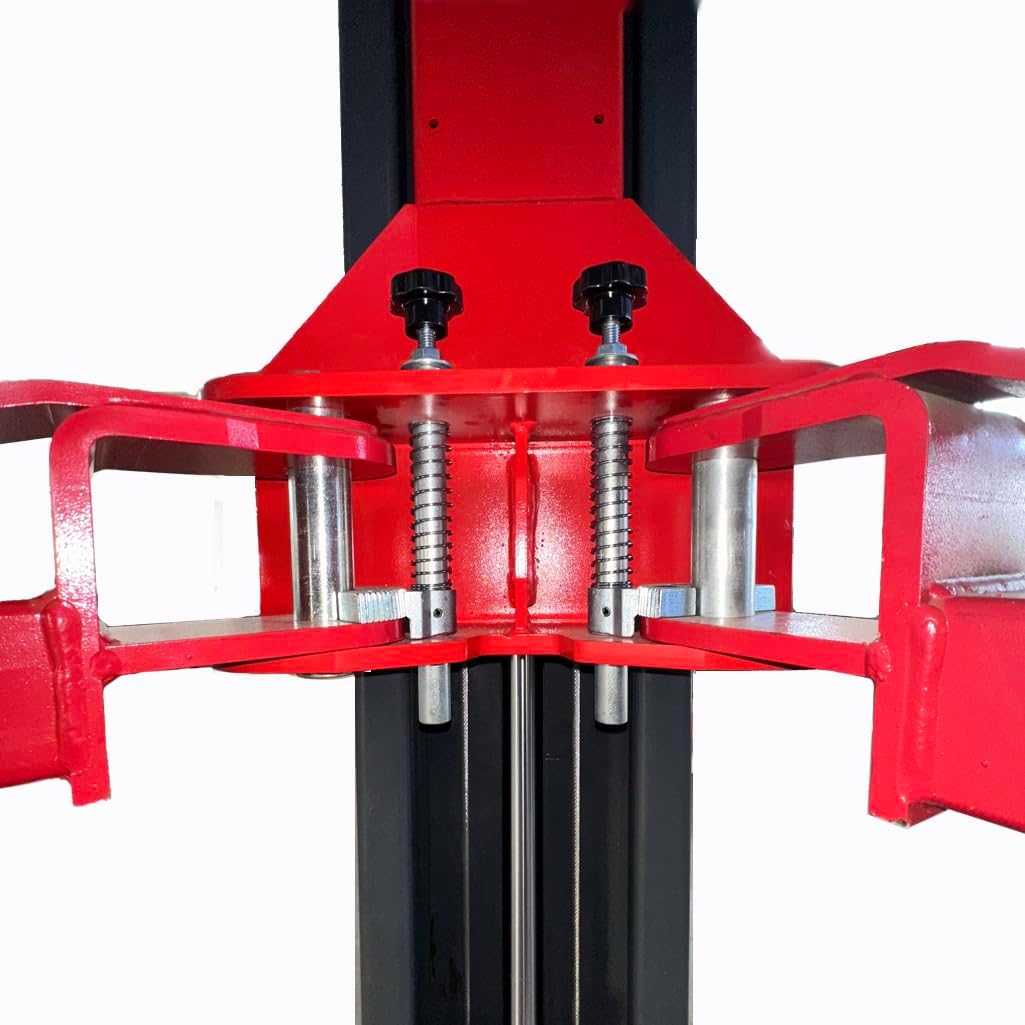 KATOOL H120D 2-Post Car Lift – 12,000 lb Capacity, 4.0HP 220V Hydraulic Power, Single-Point Lock Release, Base Plate Design