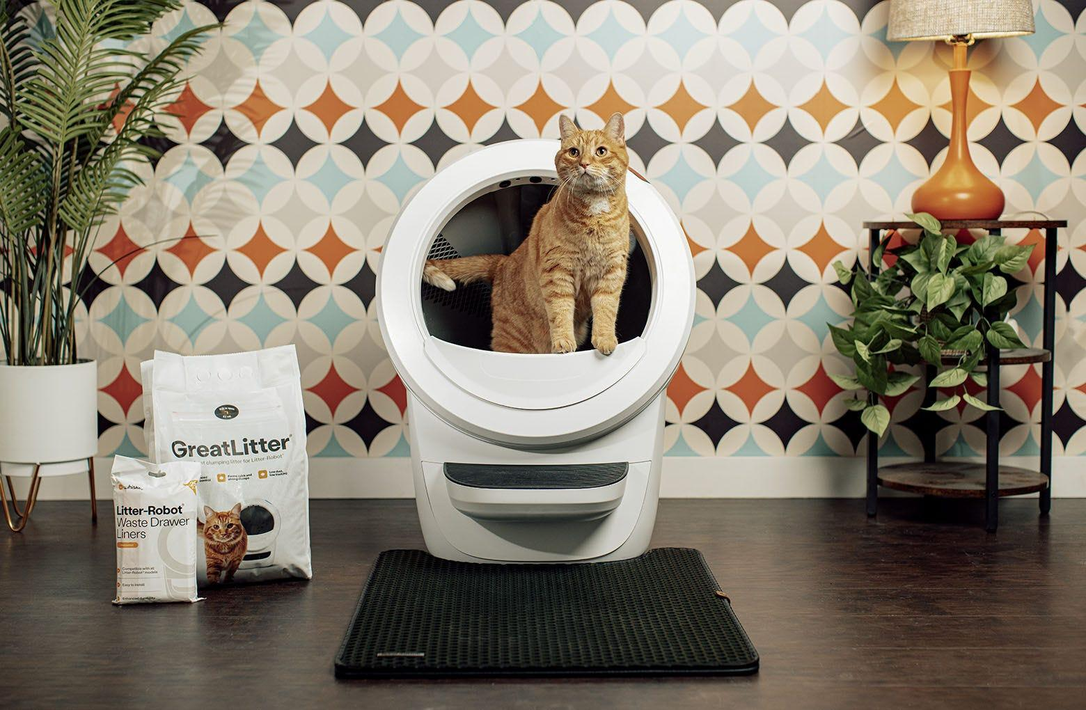 Litter-Robot 4 Trap Bundle | Anti-Tracking Mat & Essentials | Whisker