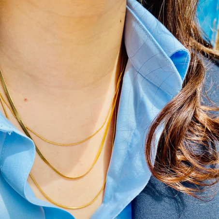 Collier en chaine Serpentine