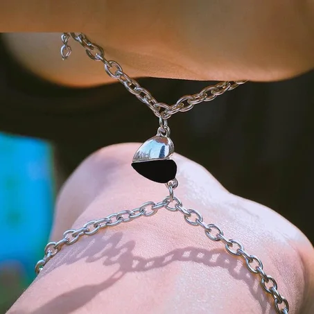 Bracelet magnétique cœur