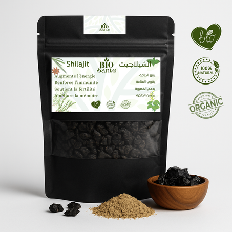 🔥 الشيلاجيت الطبيعي – Shilajit Naturel