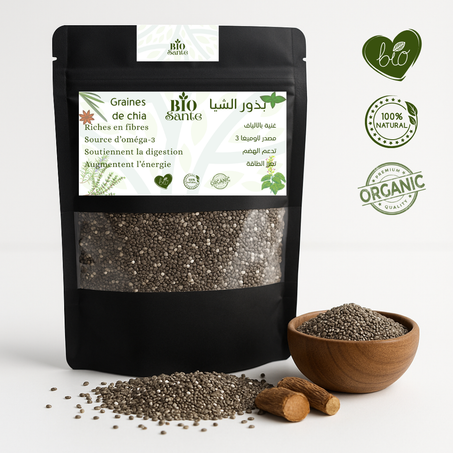 🌿 بذور الشيا – Graines de Chia