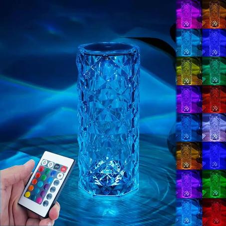 LED Rose Crystal\مصباح سحري من الكريستال