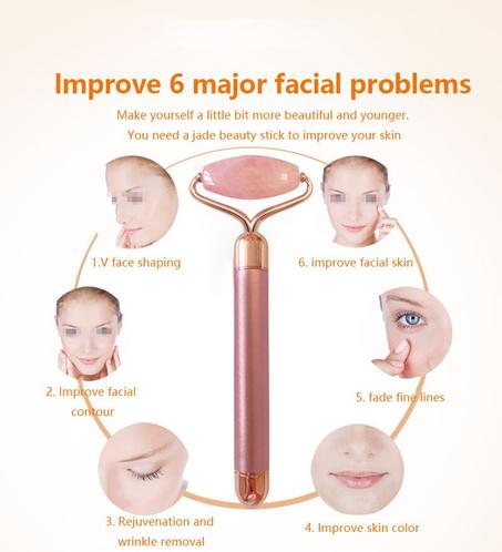 مدلك أسطواني للوجه بالاهتــزاز\الدفع عند الأستلام