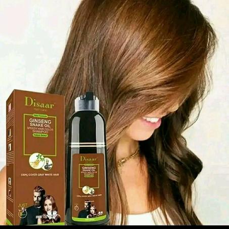 DISAAR شامبو صبغة الشعر السريع بزيت الأركَان و الكولاجين المغذي للشعر