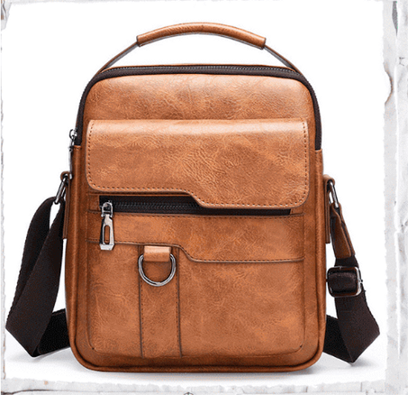 Bolsa casual em pele