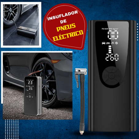 INSUFLADOR DE PNEUS ELÉTRICO