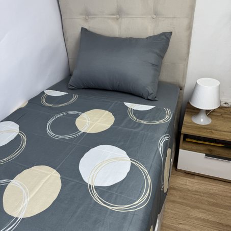 Pack 1 place microfibre (90x190x20 cm)