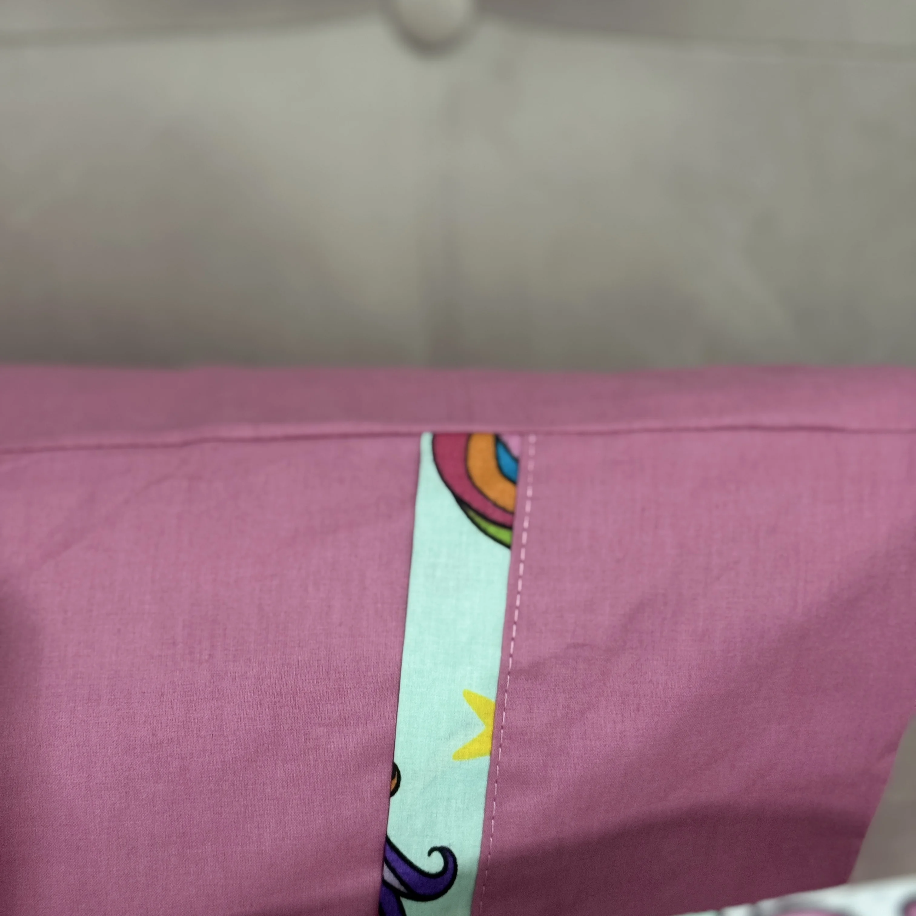 Parure housse de couette "Magic Dreams" 100% coton Oeko-Tex - 1 place