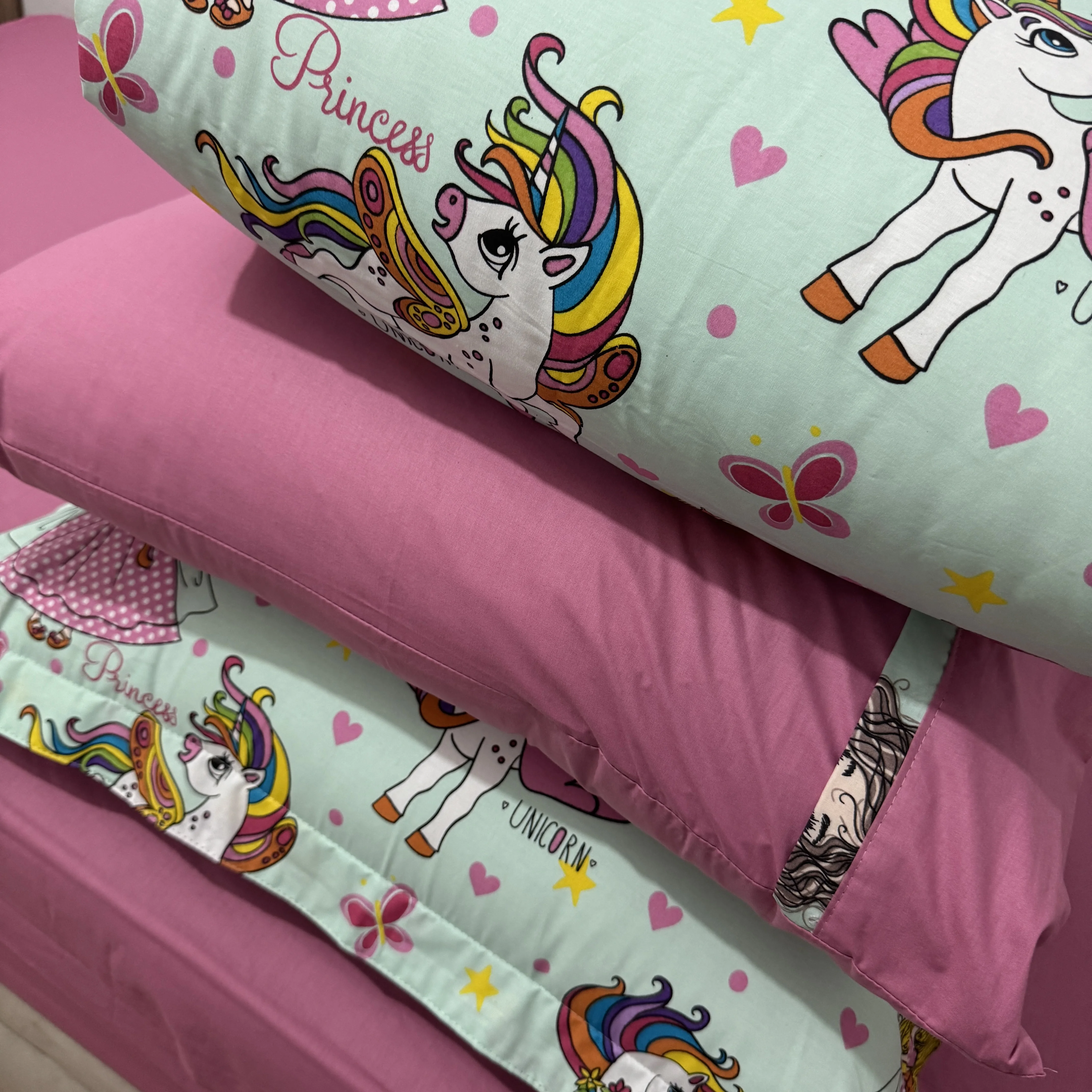 Parure housse de couette "Magic Dreams" 100% coton Oeko-Tex - 1 place