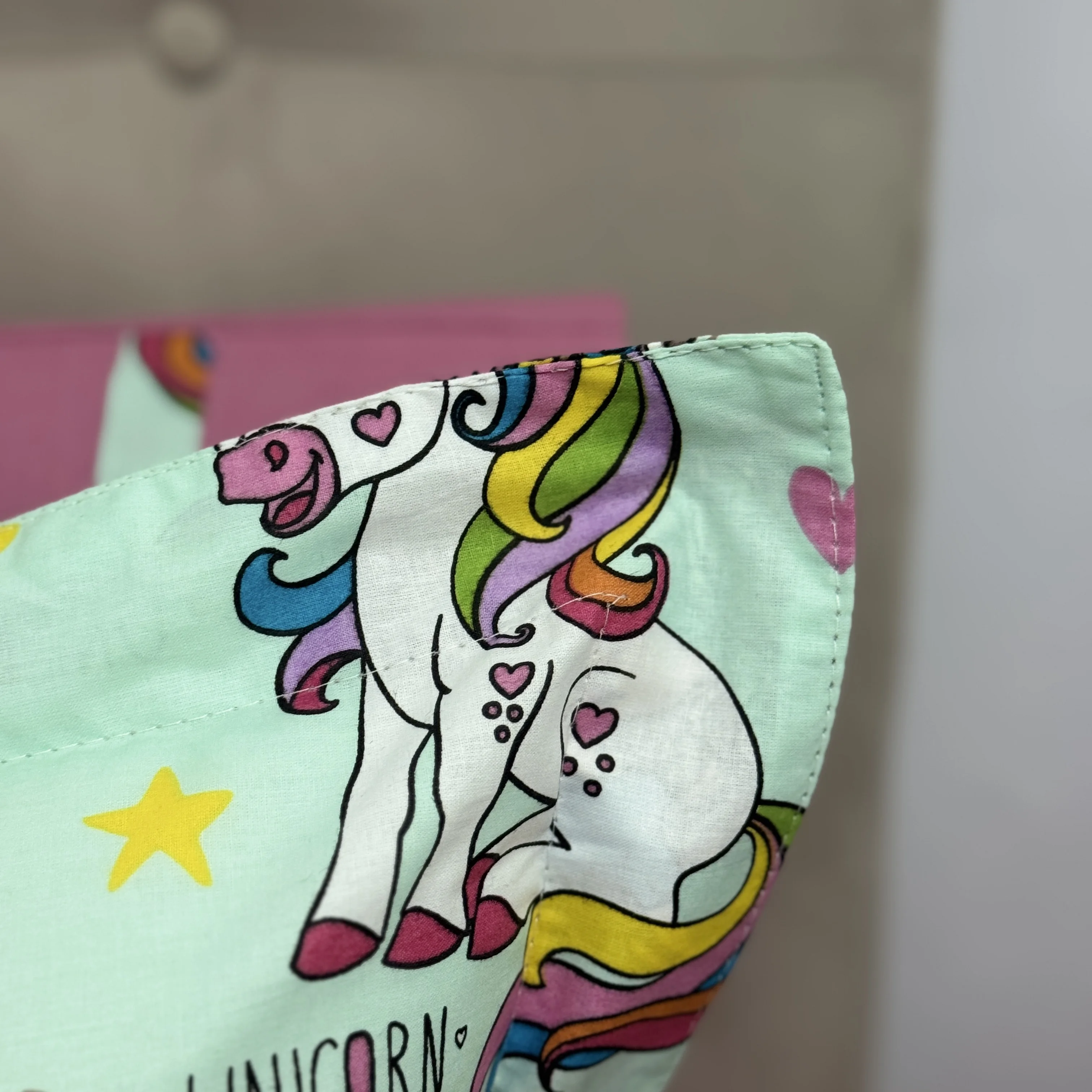 Parure housse de couette "Magic Dreams" 100% coton Oeko-Tex - 1 place