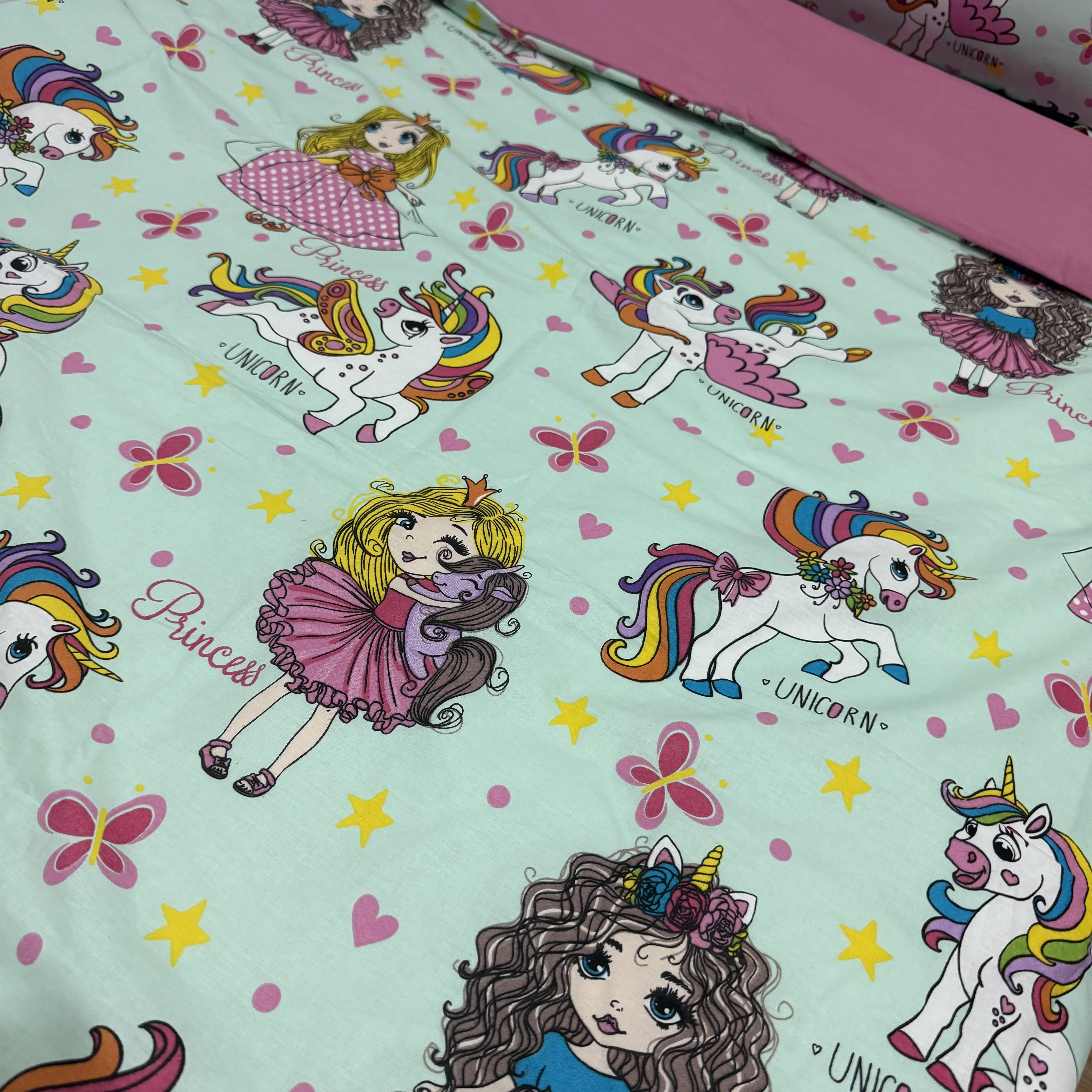 Parure housse de couette "Magic Dreams" 100% coton Oeko-Tex - 1 place