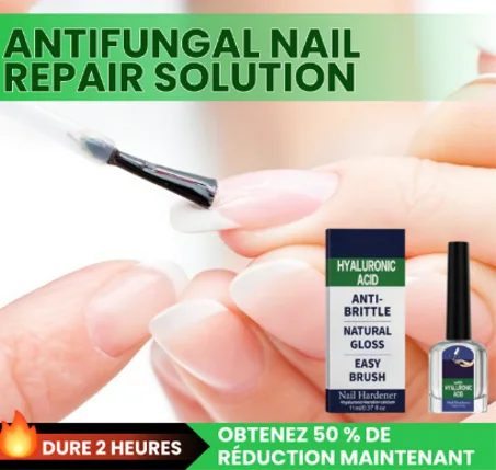 Solution antifongique pour la réparation des ongles