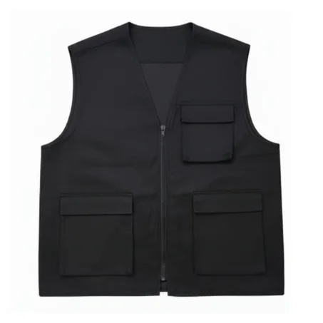 سترة عمل الأسود بشعارك الخاص