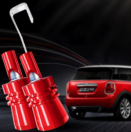 جهاز إرسال صافرة صوت توربو معدل للدراجات النارية، أنبوب عادم من سبائك الألومنيوم، محسن للضوضاء