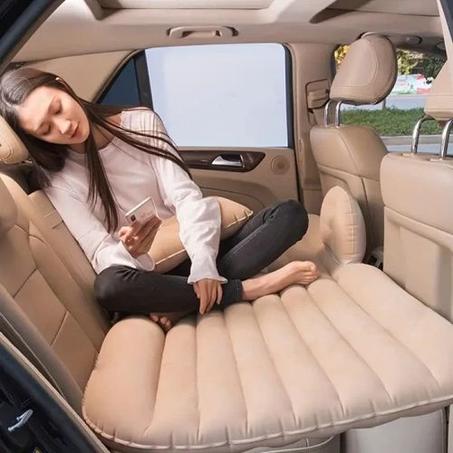 سرير سيارة قابل للنفخ (أسود و رمادي و بيج و ازرق)