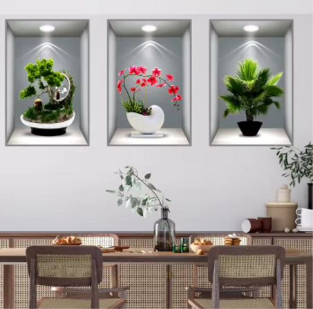 ملصقات حائط ثلاثية الأبعاد