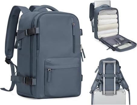 حقيبة ظهر كبيرة للسفر (كاكي)