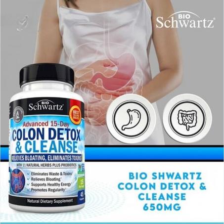 كبسولات تنظيف القولون وإزالة السموم (60)