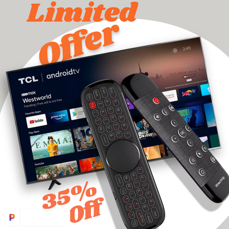 جهاز التحكم الذكي W2 AIR MOUSE - مع فأرة و لوحة مفاتيح