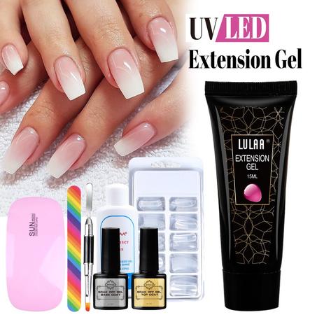 طقم صناعة الأضافر LULAA UV LED Extension GEL