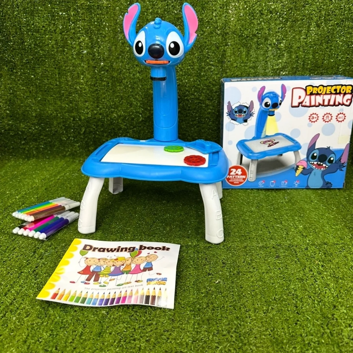 طاولة الرسم الضوئية للأطفال stitch – متعة التعلم والإبداع في جهاز واحد ! كمية محدودة⏳