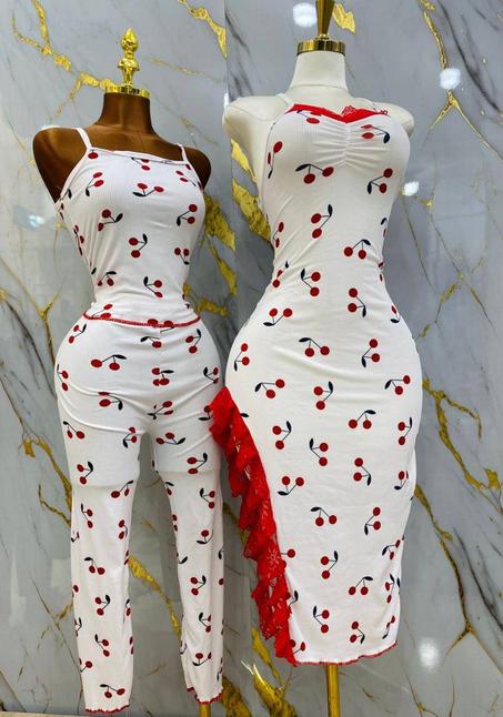 بيجامة 3 قطع