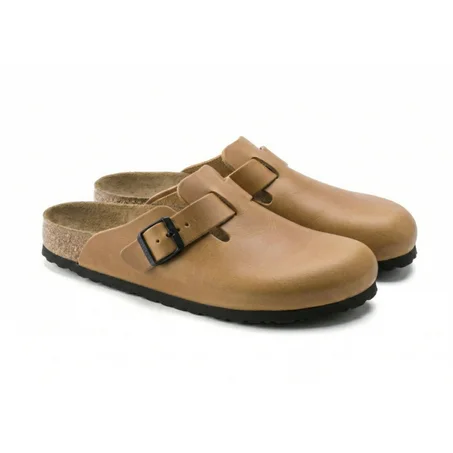 SABOT CUIR CAMEL