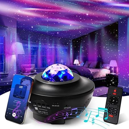 Projecteur Galaxie 3D Laser Bluetooth + haut-parleur USB