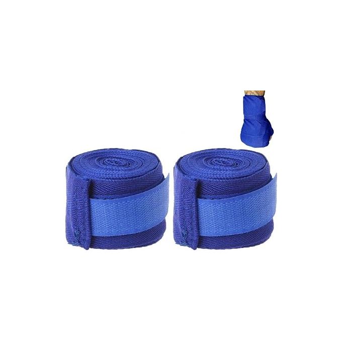 Bandage MMA Pour Gant Boxe Boxing Boxeur Sac de Frappe Poignees BLEU