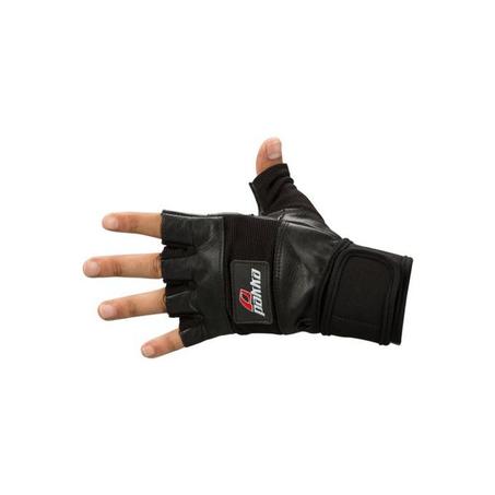 Pakka Gants pour Musculation et cyclisme en Cuir et Daim - Noir